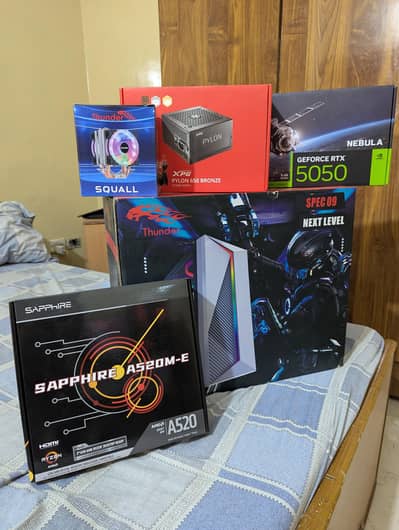 Ryzen 5 5600G+RTX 5050 8GB Gaming PC Almost BrandNew Box Pack warranty