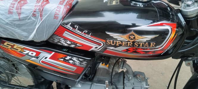 super star 70 cc first owner Karachi number All documents Clear