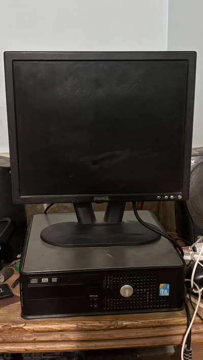Dell core 2 duo computer with monitor