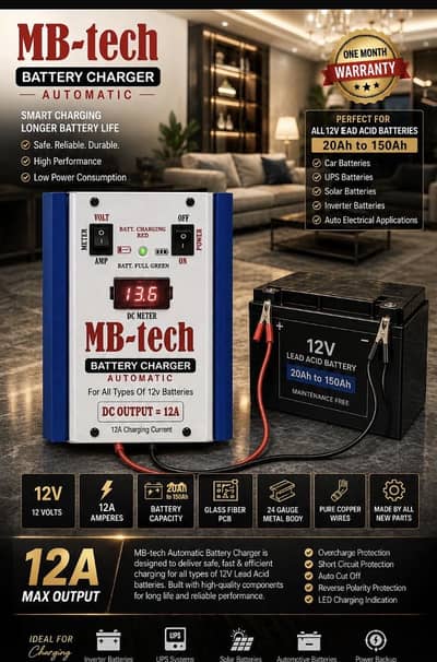 12 amp charger