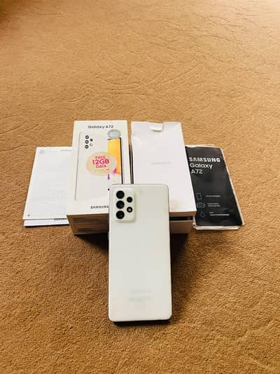 Samsung Galaxy A72 With Completed Box 8/128