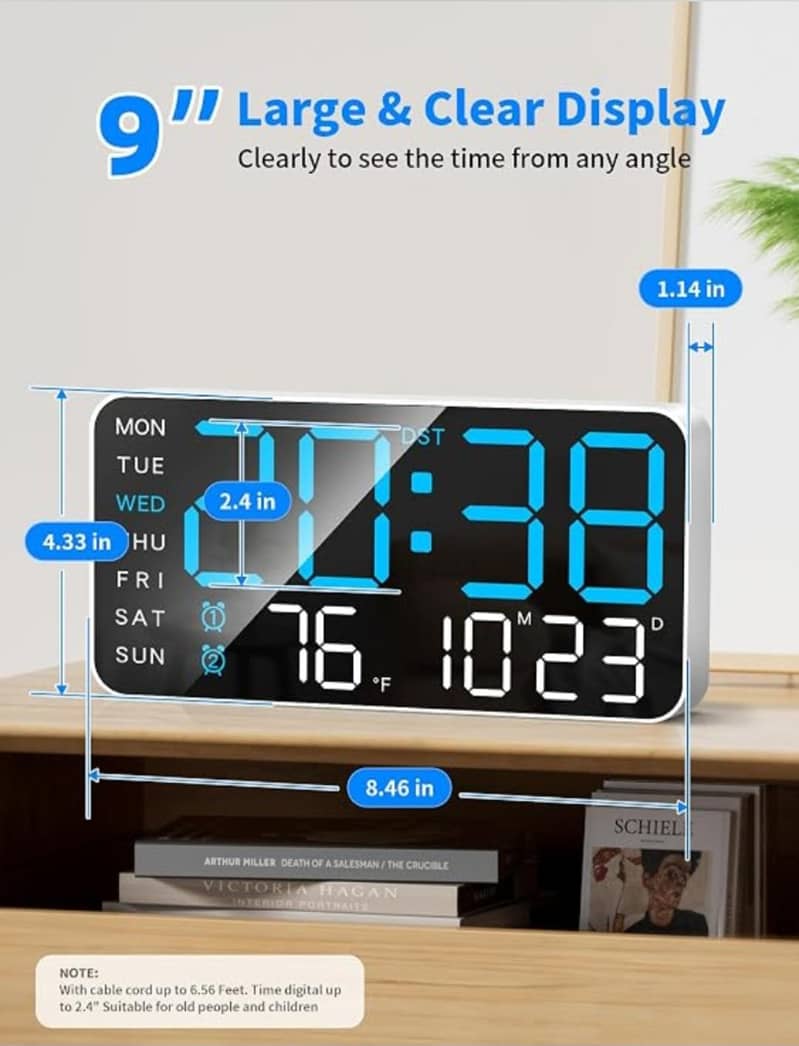 digital wall clock 4