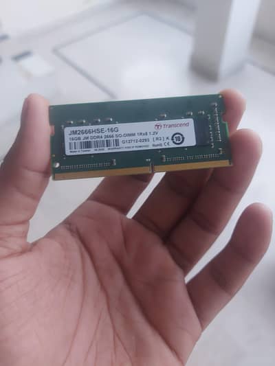 Transcend 16GB DDR4 2666MHz RAM [Fresh condition]