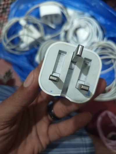 iPhone charger and cables