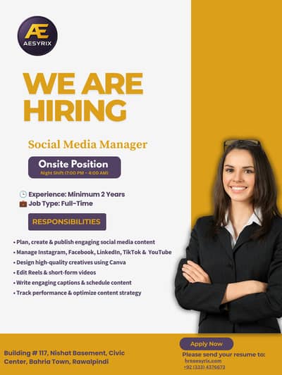 Hiring Social media manager