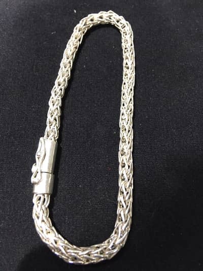 silver bracelet 18 GM
