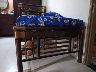Durable Iron Single Bed — Ready to use