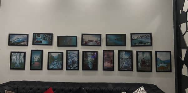 Computer Printed Framed scenerys for sale