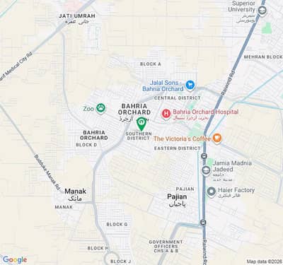 8 Marla Commercial Plots For Sale Bahria Orchard Southern Block Plot No. 62, 63 & 64