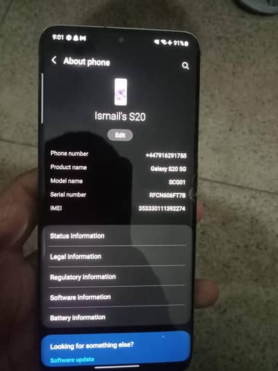Samsung Mobile S20