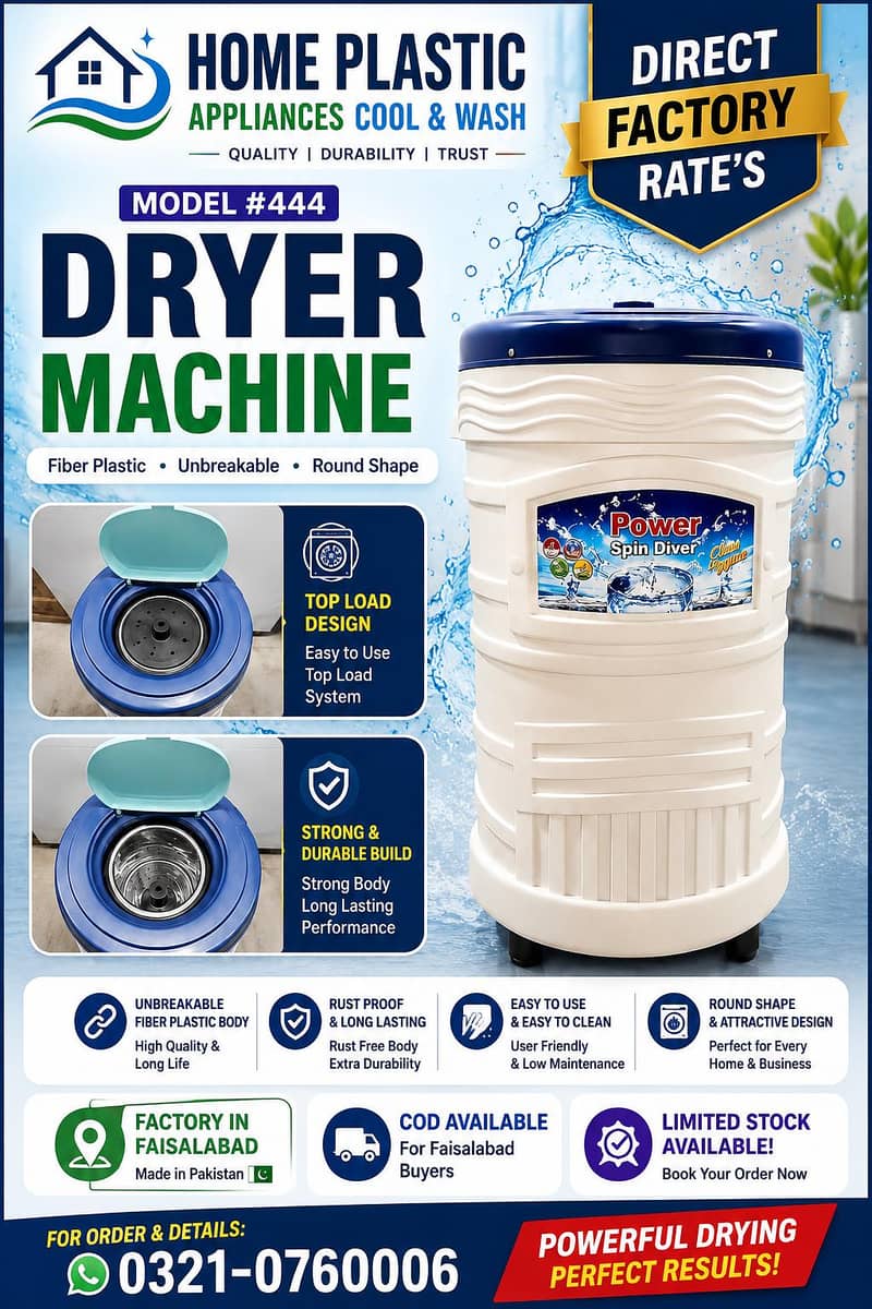 Dryer Spinner Machine 0