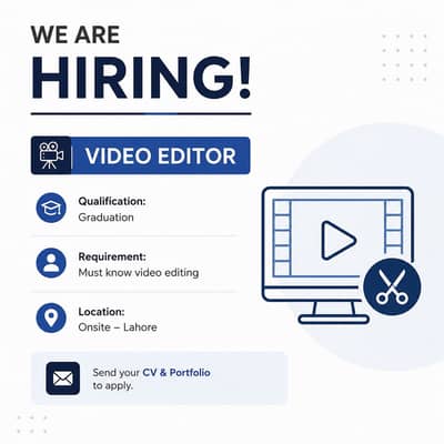 Looking for Video editor
