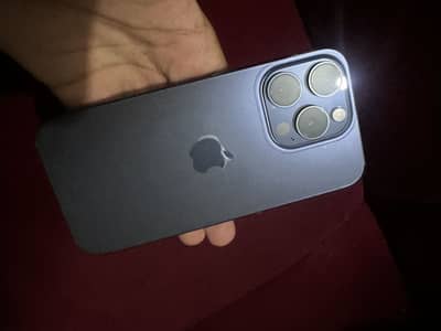 Apple iPhone 15 Pro with box blue titanium