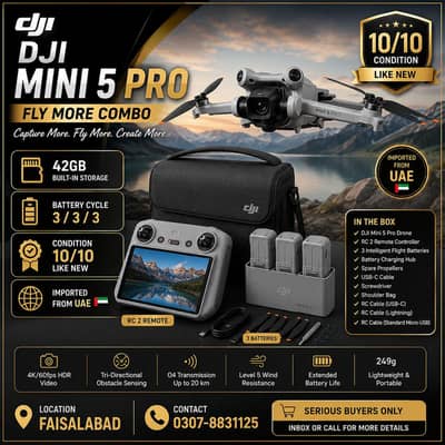 Dji mini 5 pro fly combo