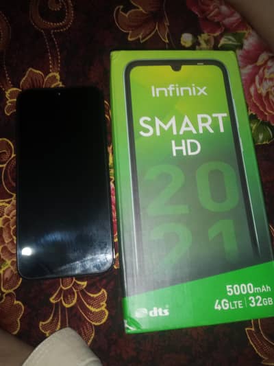 Infinix smart hd 2 gb 32 gb all ok 10by10 condition with box only