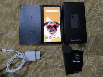 Samsung Mobile S24 Ultra 4 Months SIM time Waterpack 100% Clear