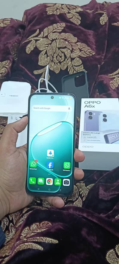Oppo A6x 4+4 8GB Ram 64GB Storage In New Condition In Warranty
