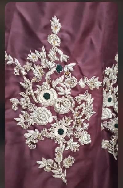 Full length embroidered frock