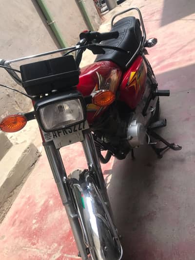 Honda CG 125 New Model Red Color – Excellent Condition – For Sale