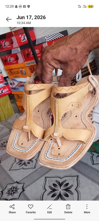 hand made chappal