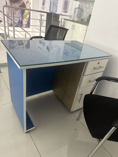 Office Table for Sale with Glass Top