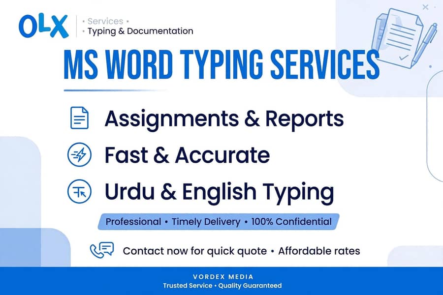 Data Entry, MS Word & Excel Work 1