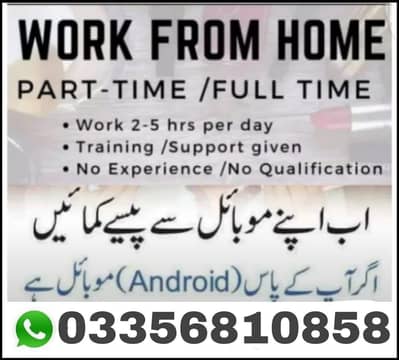 Assignemt work/Data entry job Available