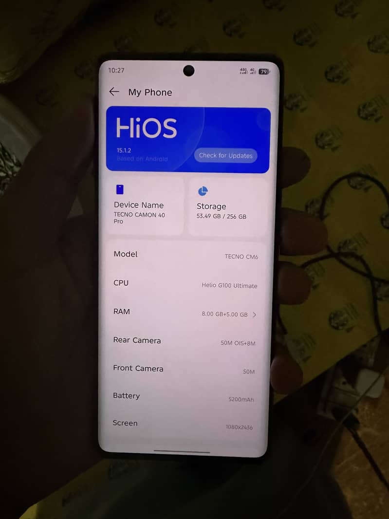 Tecno CAMON 40 Pro 1