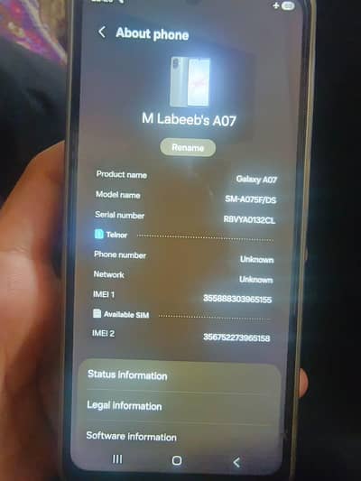Samsung Mobile A07 4G