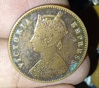 British Indian coin 1891