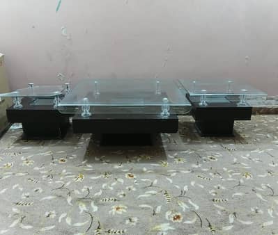 drawing room tables with glass
