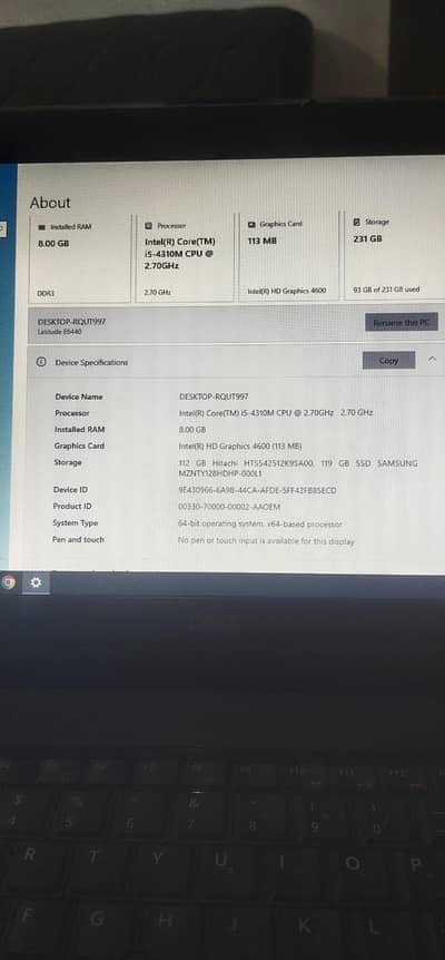 Dell laptop