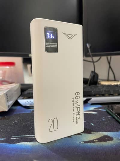 20000mAh 66W Fast Charging Power Bank