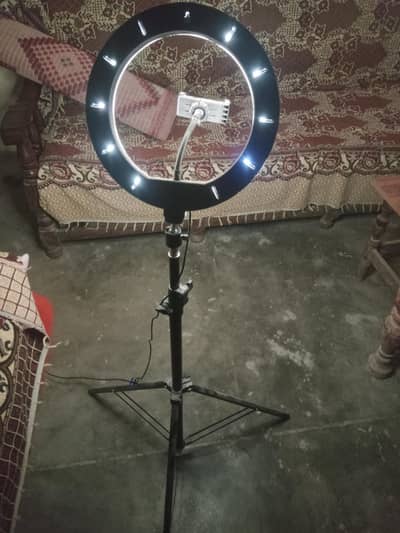 Ring light with metal stand 3 shades