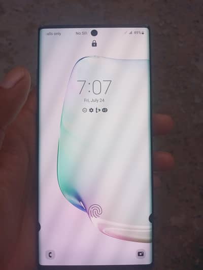 Samsung galaxy 10 plus 12/256 vernet condition 10by9 display Change