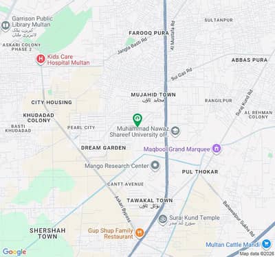 5mrla plot smart city Purana SHUJABAD road