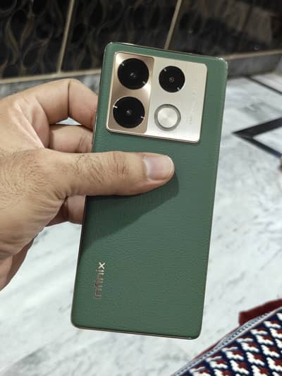 Infinix Note 40 Pro 12-256 Mint Condition Vintage Green Color
