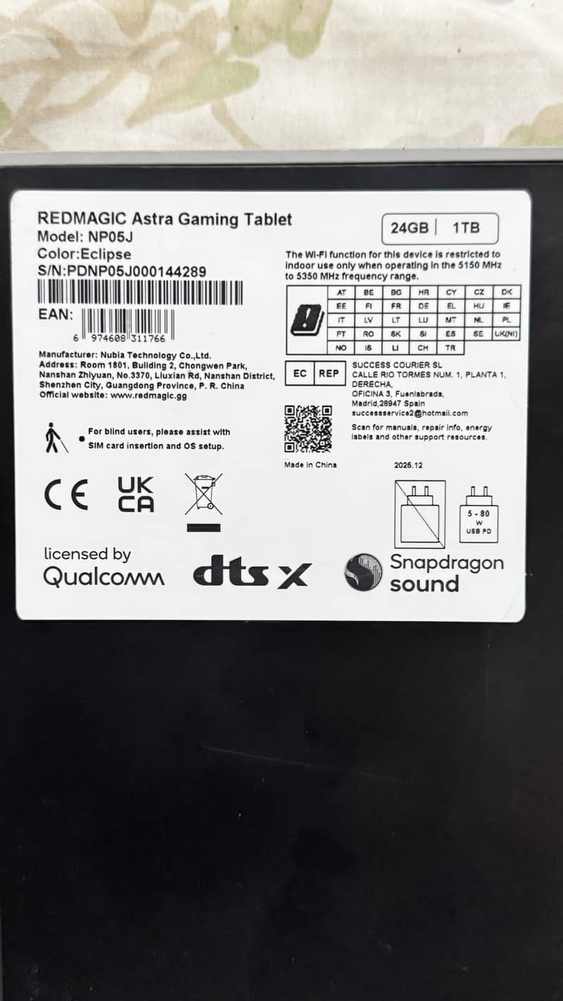 Redmegic astra gaming Tab 4