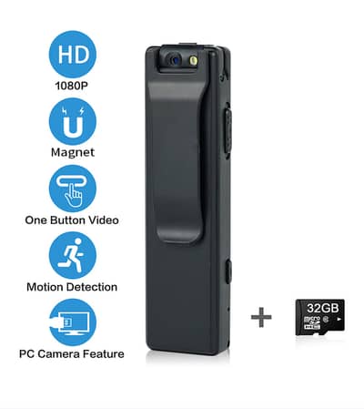 Vandlion A3 Portable Mini Camera HD 1080P Loop Recording Motion Detec