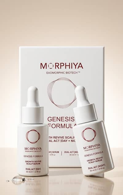 Morphiya Genesis Formula Growth Revive Scalp Serum (Day and Night Set)