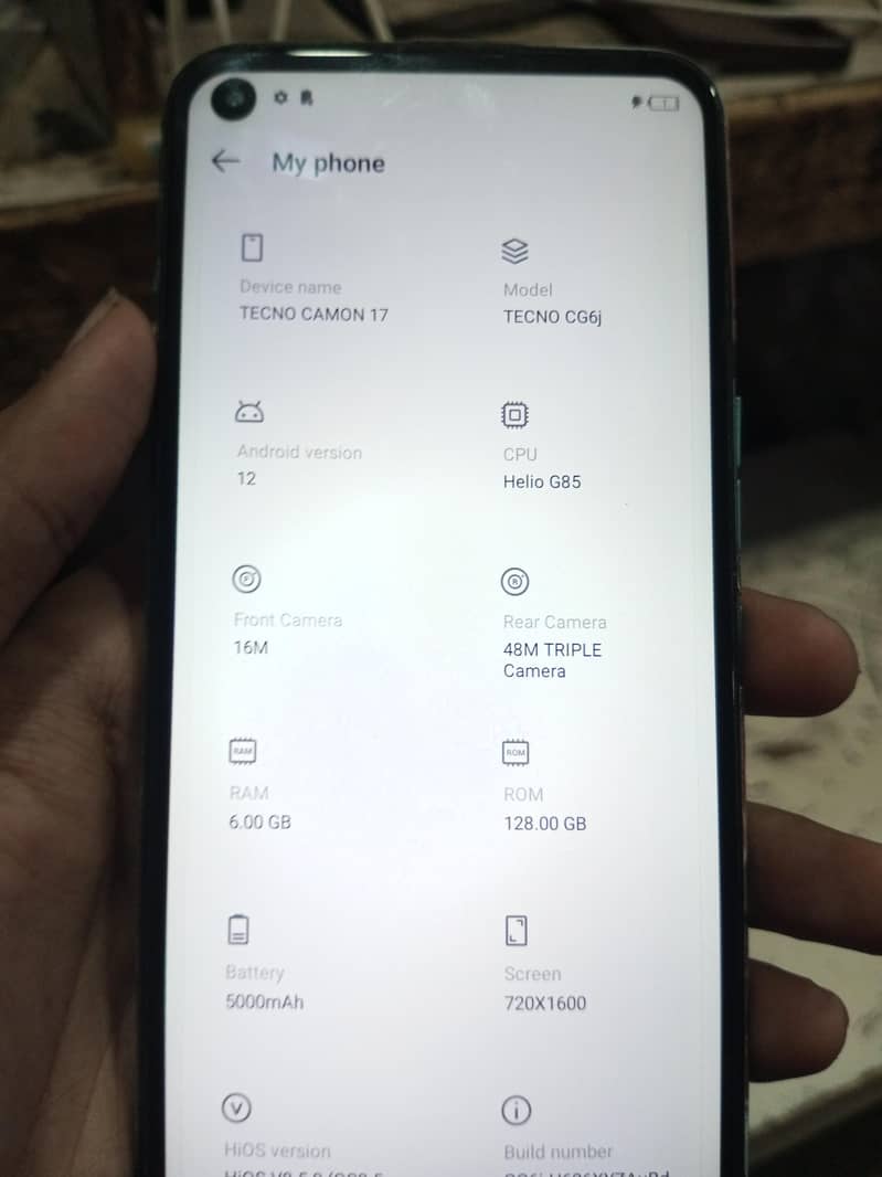 Tecno CAMON 17P 6