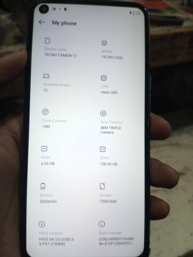Tecno CAMON 17P 7