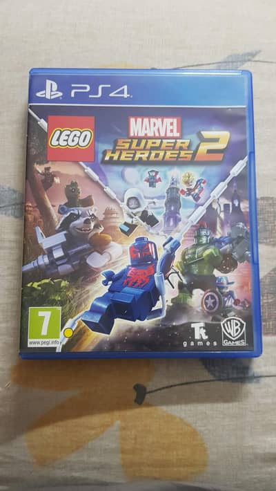 Lego Marvel super heroes 2 ps4 cd/dvd. in best condition