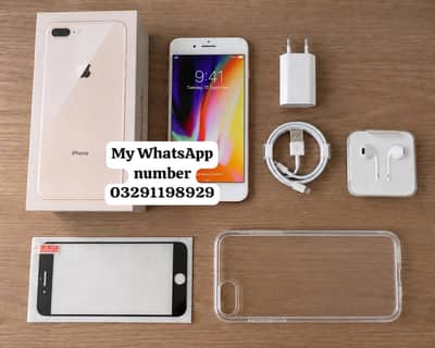 Apple iPhone 8 Plus 256GB full box argent for sale