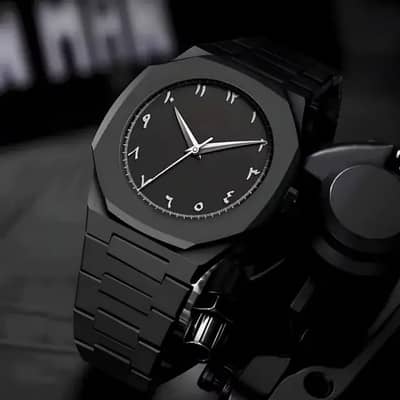 Stylish Black Men's Wrist Watch
