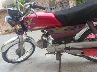 honda CD 70 Model 2015 New Condition Home use