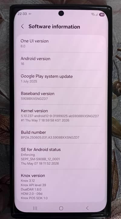 Samsung Mobile S22 Ultra