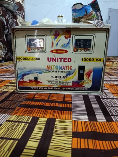 United Automatic Voltage Stabilizer 10000VA (10kVA) Heavy Duty