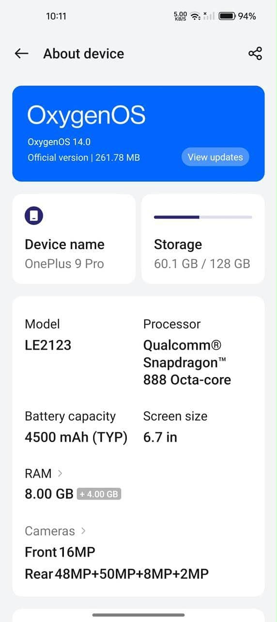 One Plus 9 Pro 4