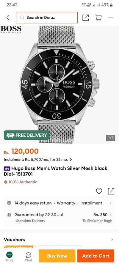Hugo Boss Ocean Edition (OFFICIAL] Branded Watch 100%